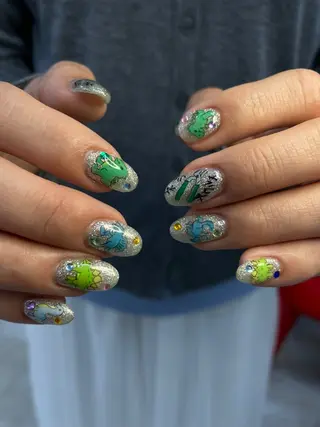 ネイル ひめか🫁 推し概念・個性派のネイルデザイン