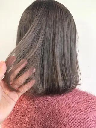 ミディアム カラー ヘアアレンジ 🌿‬ ܸAir 透明感🌱西村知佳のヘアスタイル