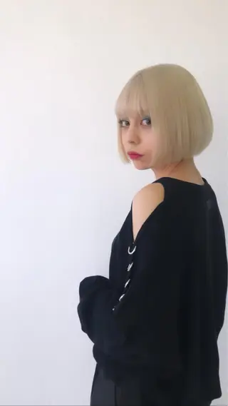 ショート サイレント美容師 アイリィのヘアスタイル