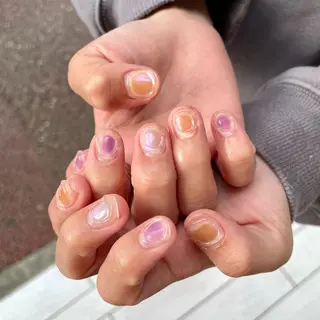 ネイル 新井 ひなののネイルデザイン