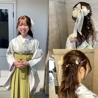 ロング ヘアアレンジ 美髪× ヘアセット✨Araiのヘアスタイル