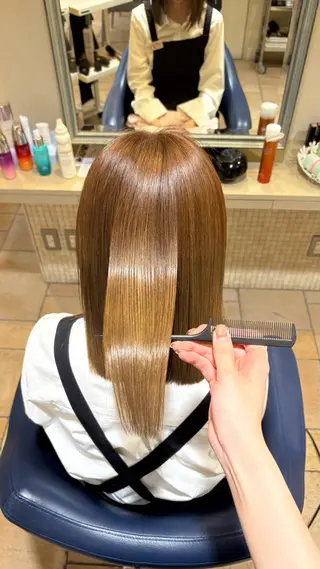 ミディアム 井本 帆香のヘアスタイル