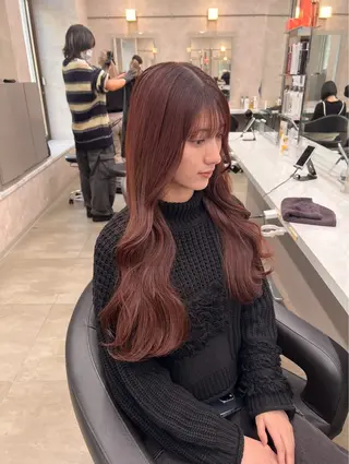 ロング カラー 💖札幌カラー 指名No.1💖玲奈のヘアスタイル