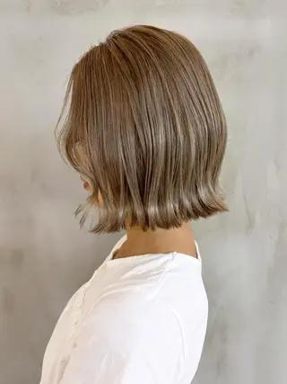 ミディアム カラー ITbyALBUM 藤沢店のヘアスタイル