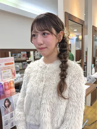 ロング カラー ヘアアレンジ 💖ダブルカラー/ ヘアセット/晴香💖のヘアスタイル