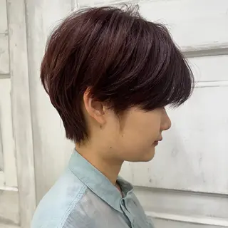ショート カラー メンズカット/パーマ 👟黒田紗名👟のヘアスタイル