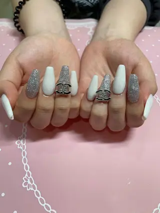 ロング ネイル 《LB》ラブリエ Nail&eyeのマツエク・マツパデザイン