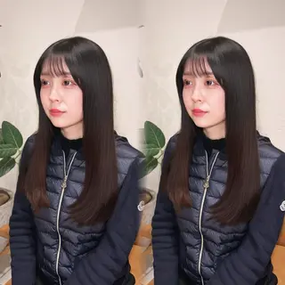 ロング ニュートラルカラー 🧊横田 さえのヘアスタイル