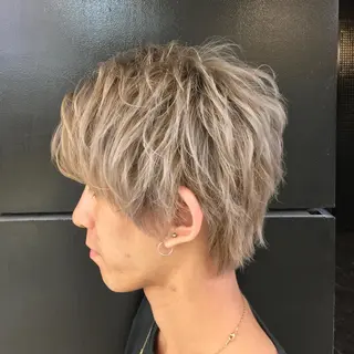 ショート カラー メンズ メンズ特化美容師/ 藤戸 椋のヘアスタイル