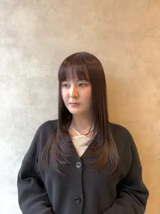 ロング 平林 愛莉のヘアスタイル