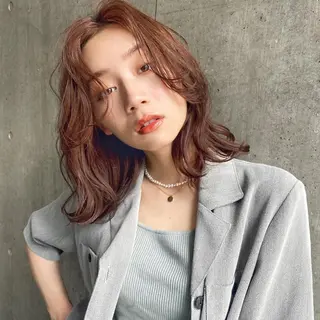 ミディアム カラー 大人可愛いHair ❤︎Ayakoのヘアスタイル