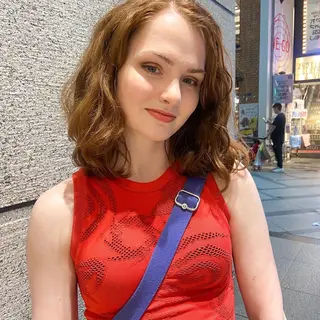 ミディアム カラー ヘアアレンジ 🌼似合わせのプロ 心斎橋/rena🌼のマツエク・マツパデザイン