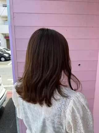 ミディアム ☁️彦坂唯有/ 透明感カラー☁️のヘアスタイル
