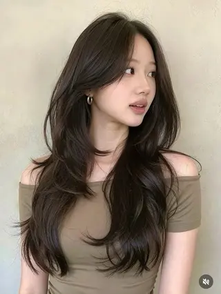 ロング 髪質改善カラー白鷺駅 中嶋晴斗のヘアスタイル