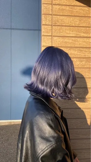 ミディアム カラー 水野 真伽のヘアスタイル