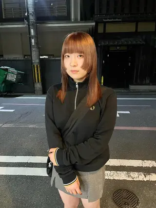 セミロング マツダ レンのヘアスタイル