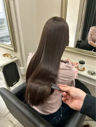 ロング 早﨑 映天のヘアスタイル