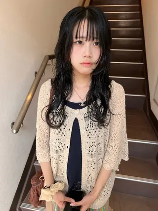 セミロング パーマ美容師 matsuのヘアスタイル