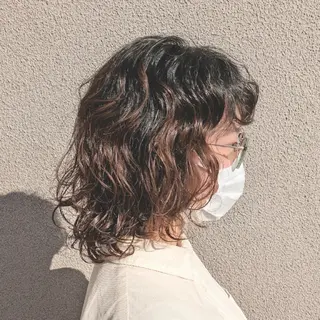 パーマ マルキーズ Sacoのヘアスタイル
