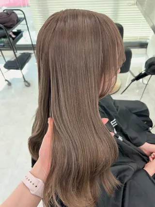 カラー 透明感ベージュ🎀 Anju/渋谷🎀のヘアスタイル