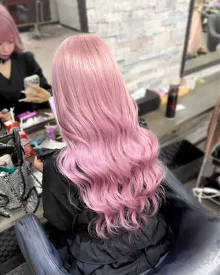 ロング カラー ハイトーンエクステ 🎩カズキ🎩のヘアスタイル