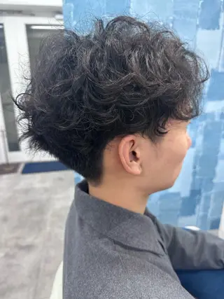 パーマ メンズ Noyヨシモト ヒロトのヘアスタイル