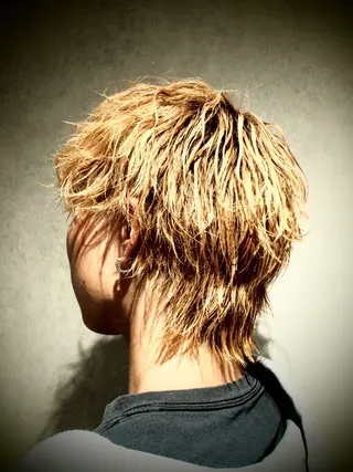 ミディアム カラー ヘアアレンジ メンズ メンズヘア静岡 ✂︎Ryuheiのヘアスタイル