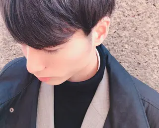 ショート カラー パーマ ヘアアレンジ メンズ ちこ .のヘアスタイル