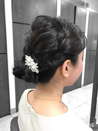 セミロング カラー ヘアアレンジ 【セリオン大井町店】 SUZUKIのヘアスタイル