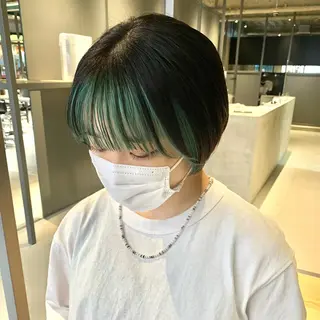 ショート カラー リョウ/ショート /ハイトーン/八王子のヘアスタイル