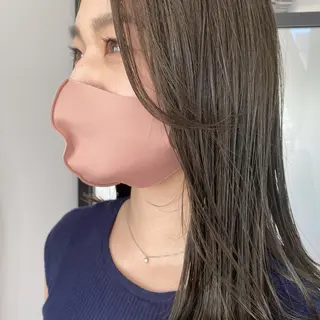 ミディアム カラー マンツーマン半個室 tamuraのヘアスタイル