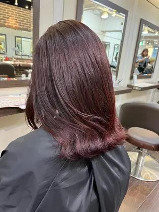 カラー カットパーマ 🌀あさみのヘアスタイル