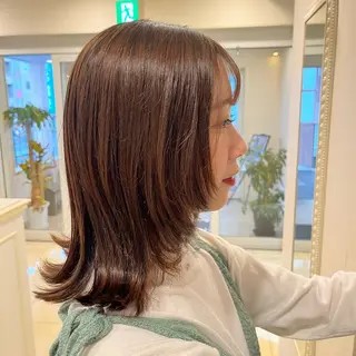 ミディアム 五味優莉🫧 ͛.* 似合わせ/レイヤーのヘアスタイル