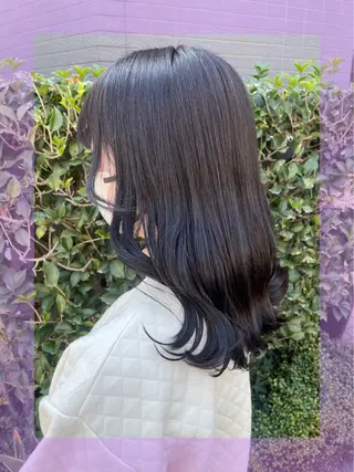 ロング カラー ヘアアレンジ ブリーチ♡メンズ マッシュ♡MIUのヘアスタイル