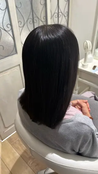 ロング カラー 似合わせ 顔周りYUUGAのヘアスタイル