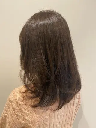 セミロング カラー 艶髪🌿美髪 大塚礼乃【西荻窪】のヘアスタイル