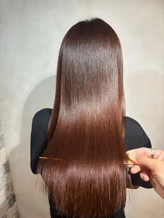 セミロング 美髪矯正 🌈髪質改善 山下のヘアスタイル