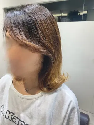 ミディアム 馬場 紅亜のヘアスタイル