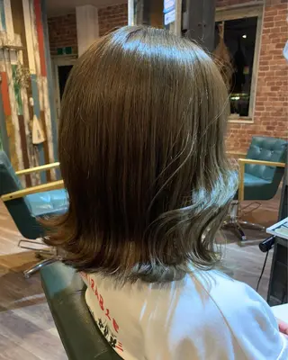 ミディアム カラー 河村 健太のヘアスタイル