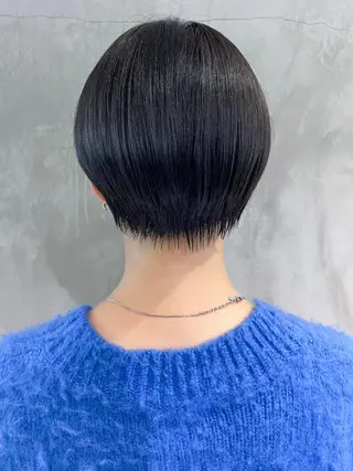 ショート カラー パーマ ヘアアレンジ ITbyALBUM 藤沢店のヘアスタイル