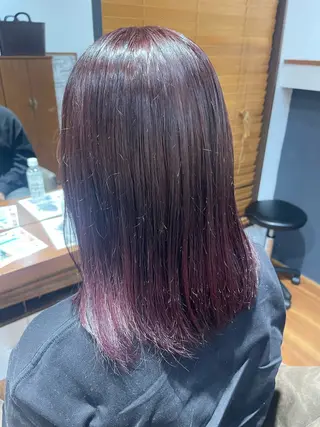 ミディアム ワンカラー💓 豊橋/まおのヘアスタイル