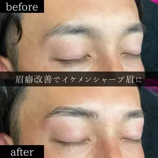 メンズ アイブロウ メンズ眉毛サロン you 千葉駅前店|アイブロウ所属・Akasaki Yuseiの眉毛・アイブロウイメージ