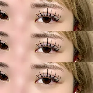 マツエク・マツパ MAQUM𖤐 Satsumiのマツエク・マツパデザイン