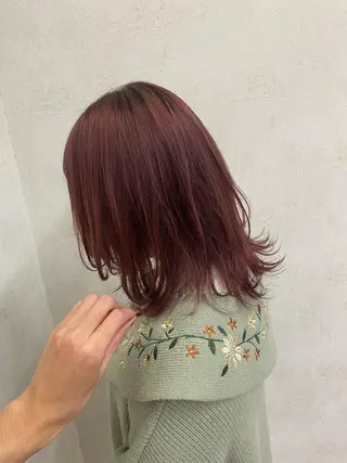 セミロング メンズ縮毛矯正 ニュアンスパーマのヘアスタイル
