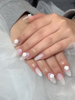 ネイル 鶴橋♡̴⟡.˚ネイル kpop.ワンホンのネイルデザイン