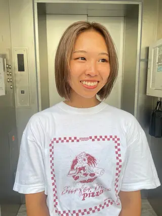 ショート カラー 狩野 羅夢のヘアスタイル