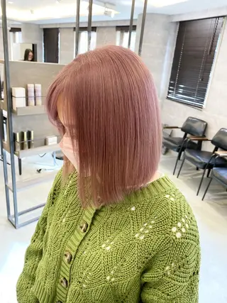 ショート カラー ハイトーン特化サロン 🍑momo🍑のヘアスタイル