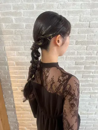 ロング ヘアアレンジ Topstylist YUKIのヘアスタイル