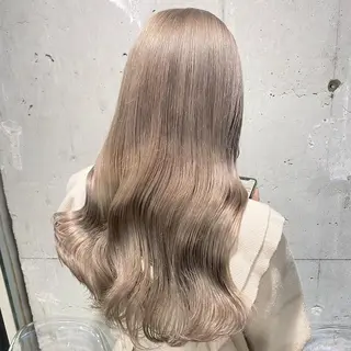 ロング カラー エフェクトブリーチ 🌟前澤啓太朗のヘアスタイル