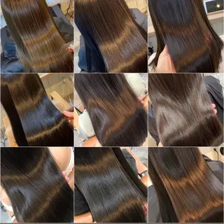 ロング レイヤー 髪質改善 ハッシュカット/新宿のヘアスタイル